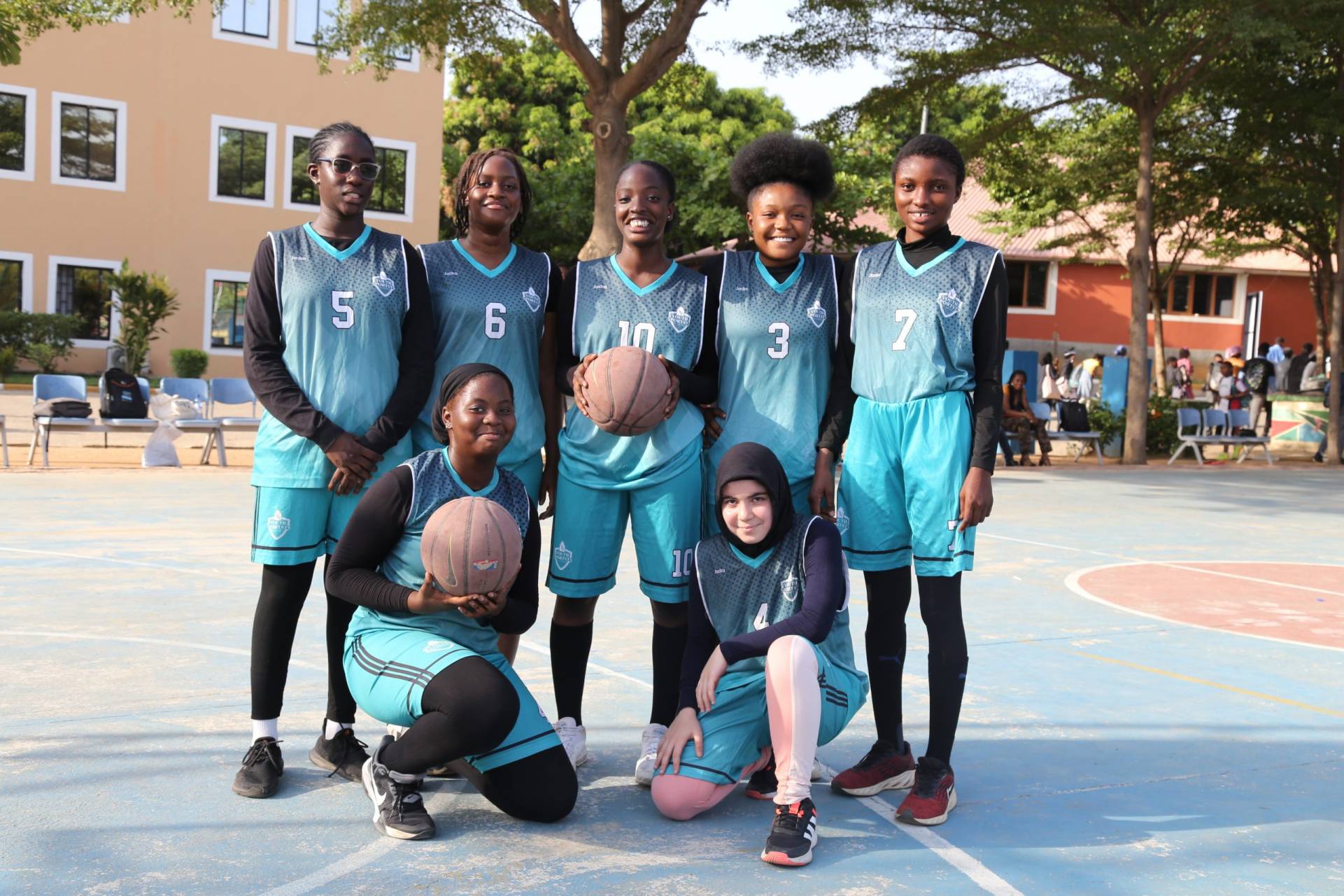 N Youth Sports Academy female basketball team