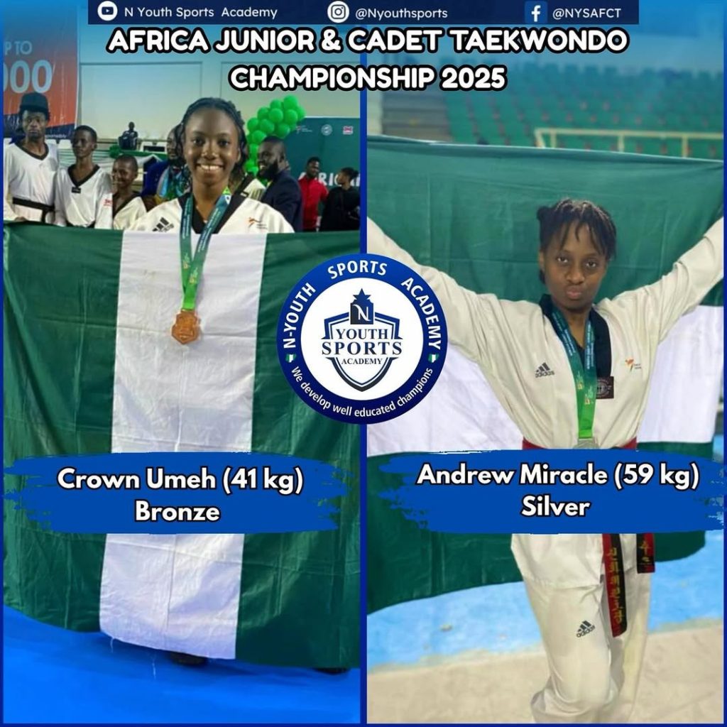 CROWN UMEH AND ANDREW MIRACLE PERFORMANCE AT THE AFRICA JUNIOR AND CADET CHAMPIONSHIP